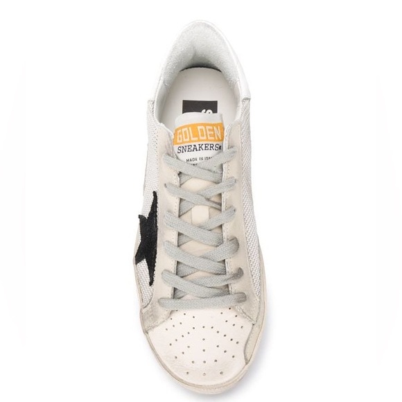 Golden Goose Super-Star sneakers in leather with mesh insert size 37 - Picture 4 of 4